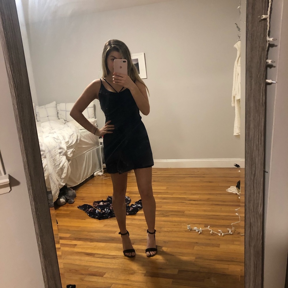 Navy blue dress